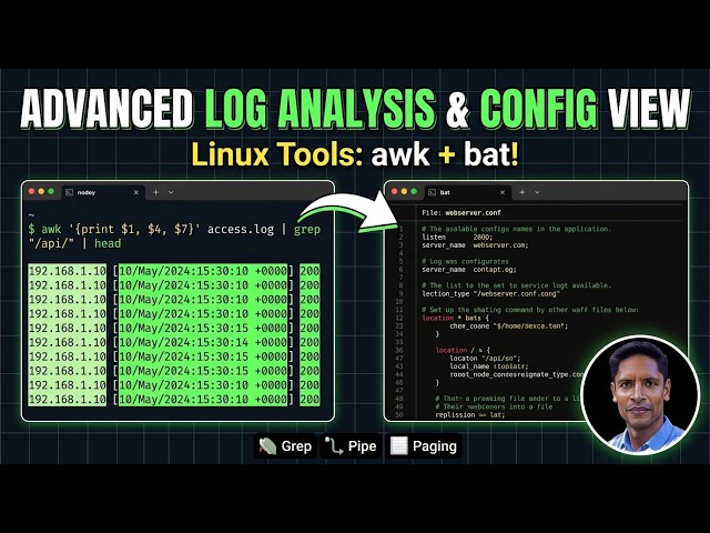 awk and bat - Linux Text Processing Deep Dive