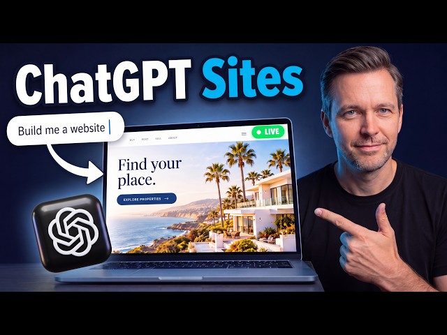 Build Professional Websites With ChatGPT: ChatGPT Sites Tutorial