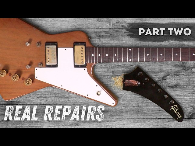 The Most Insane Headstock Repair We’ve Ever FINISHED!