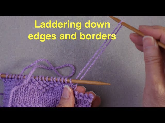 Fixing Mistakes: Laddering Down an Edge or Border