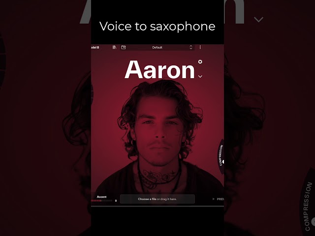 Voice to saxophone AI Tricks