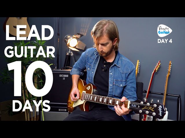 Lead Guitar Lesson 4 - Simple major scale & LOOPER solo (Free 10 Day Course)