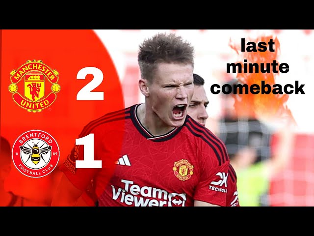 Dramatic Last Minute Victory for Manchester United! | All goal highlight | Red Devils