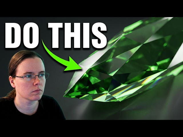 Make better Crystals. Blender Mini Tutorial (#22)(S5)