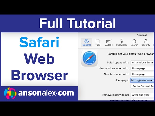Safari Tutorial for Mac