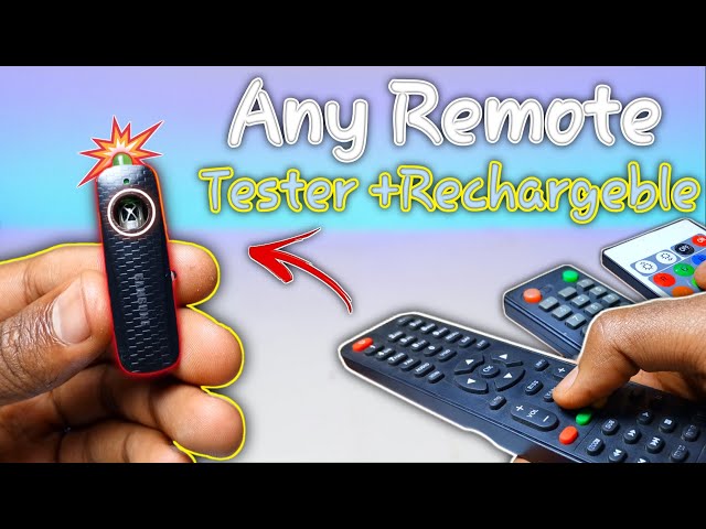 How To Make All Remote Controller Tester | IR Tester #irtester #remotetester