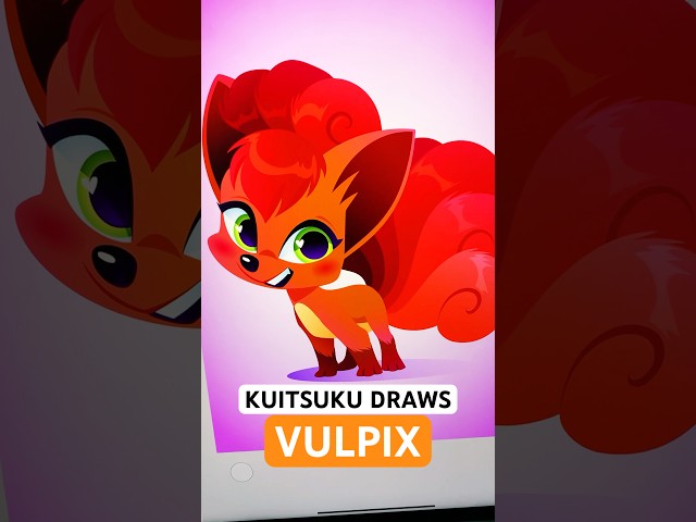 Kuitsuku Draws Vulpix #shorts