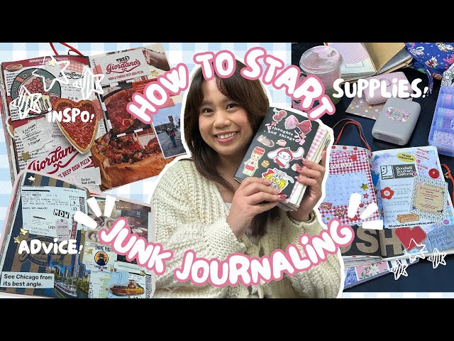 how to start junk journaling in 2025 - my fave supplies and inspo! ✿