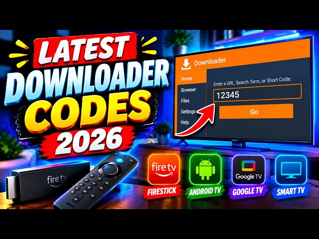 Latest Downloader Codes 2026 — Updated for Firestick & Android TV