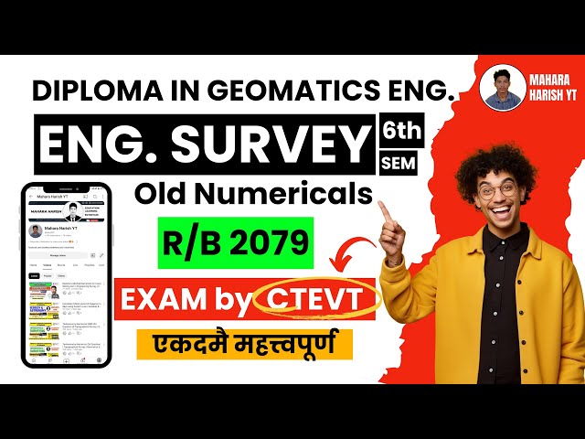 Rankine's Method of Deflection Angle | Engineering Survey Numerical-2079