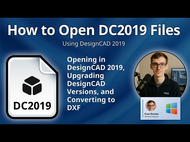 How to Open DC2019 Files (DesignCAD 2019 Drawing)