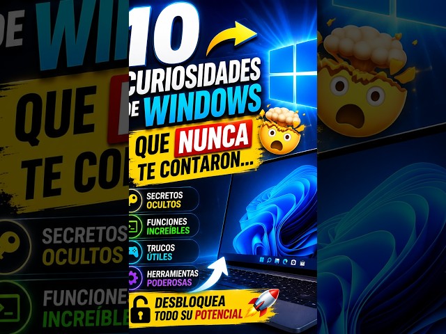 10 Curiosidades de Windows que NUNCA te contaron... 🤯