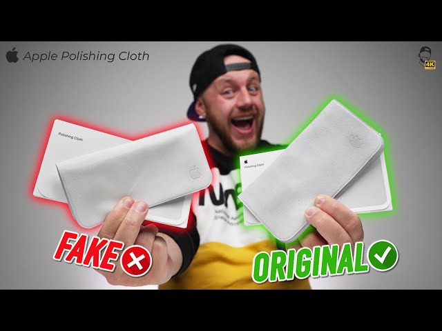 ❌ Apple Polishing Cloth FAKE vs. ORIGINAL: Revolution in polishing displays! [4K]