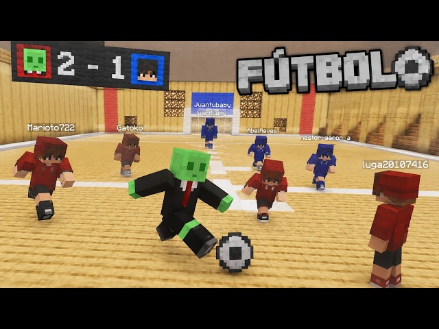 Minecraft PERO jugamos al futbol con suscriptores en el server #everyone #server #minecraft