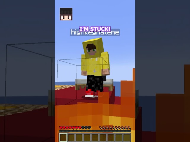 MINECRAFT LUCKY BLOCK RACE VS @Aimsey !  #minecraft