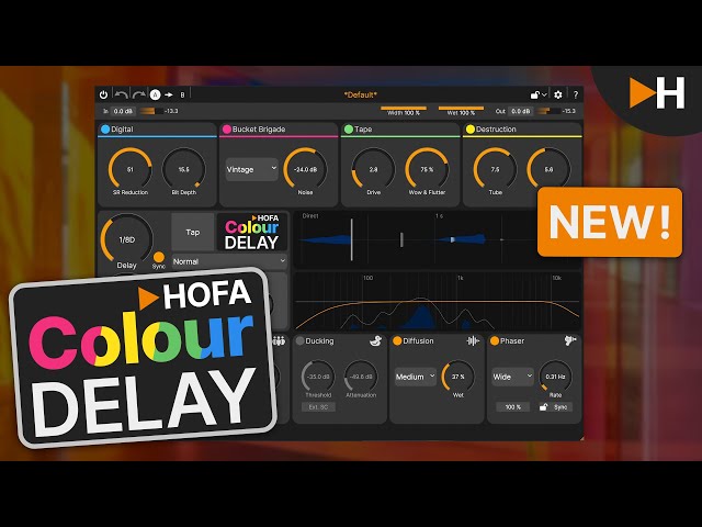 Introducing the New HOFA Colour Delay.