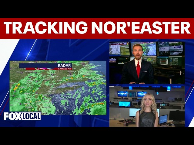 Tracking the nor'easter: Coastal flooding, high winds and power outages
