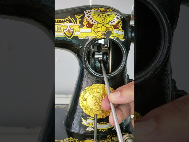 How to fix loose stitch regulator in sewing machine. #sewing #sewingmachine #sewingtutorial #shorts