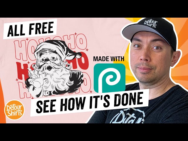 Create T-Shirt Designs for FREE! Free Design App Called Photopea- Easy Print on Demand Tutorial