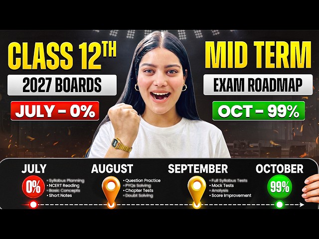 Class 12 Complete Study Plan 2026 🔥 | Score 95%+ in Just 45 Days (Science, Commerce & Humanities)