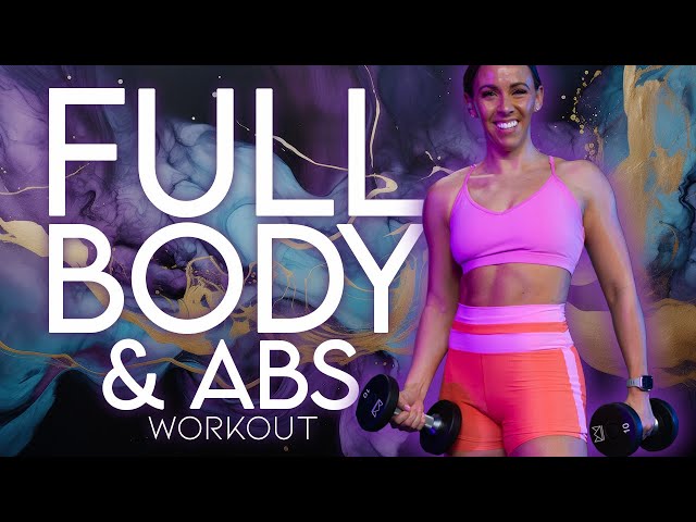 40 Minute Full Body and Abs Workout | FLEX - Day 6 #fullbodyworkout #strengthtraining