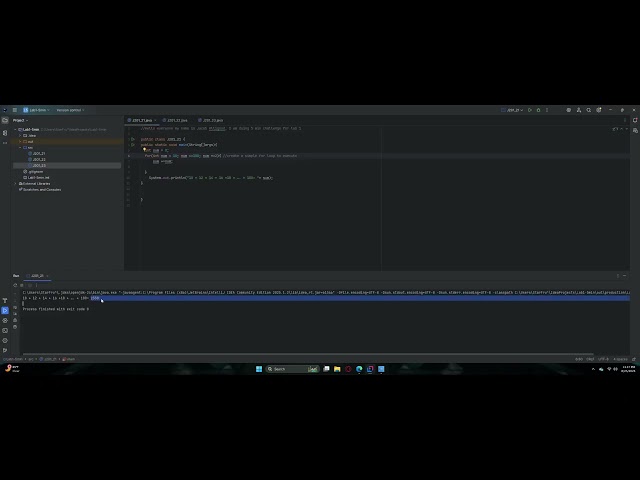 CIST2372  Java Programming II 32656 5min Challenge Lab 1