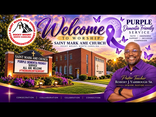 Purple "Dementia Friendly" Sunday @ themarkonthemount } 11 am 27SEP2026