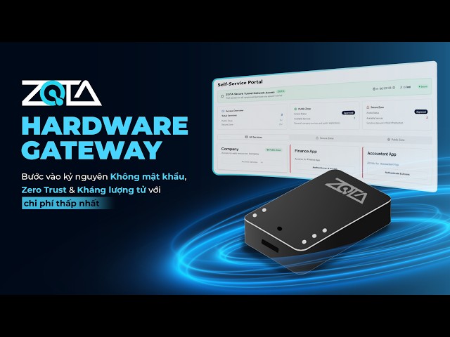 ZQTA HARDWARE GATEWAY - Đưa thiết bị IoT cũ vào kỷ nguyên Zero Trust & Hậu Lượng Tử