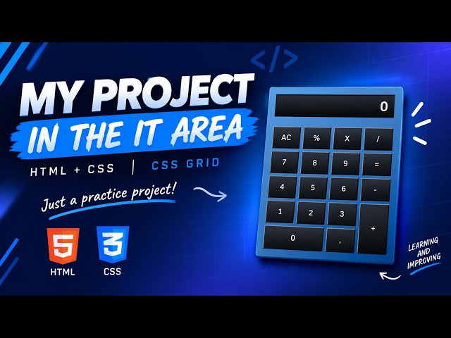 My First CSS Grid Project | HTML & CSS Practice