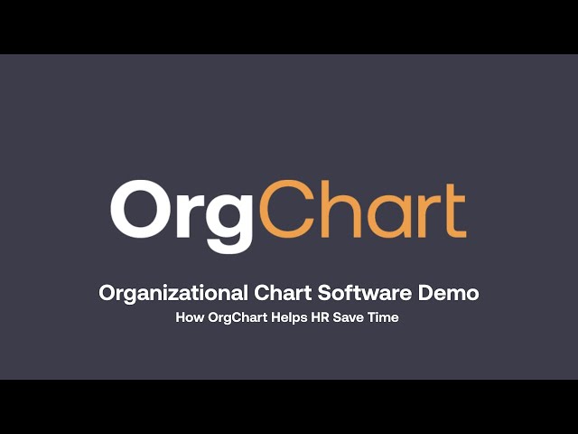 Organizational Chart Software Demo | How OrgChart Helps HR Save Time