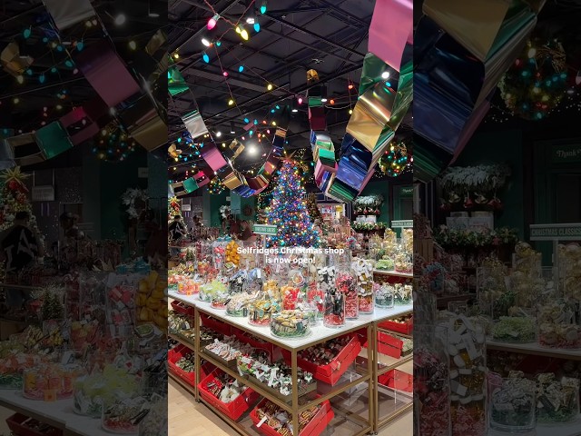 Selfridges Christmas Shop is now open! #christmasshopping  #christmasinlondon