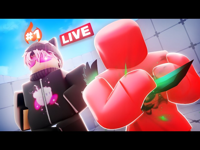 Grinding To 35,000 WINSTREAK... (Roblox Rivals LIVE)