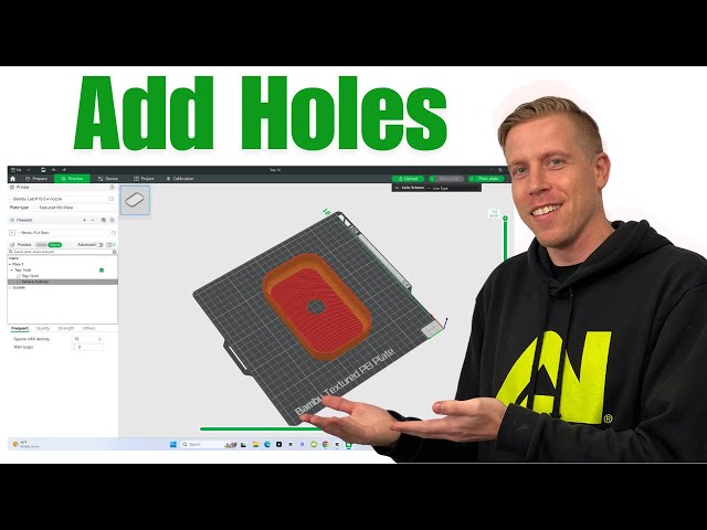 How to Add Holes in Bambu Studio Slicer