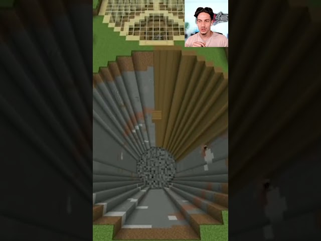 SATISFYING MINECRAFT DIGGING #shorts