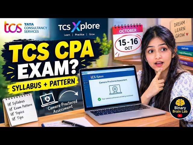 TCS CPA Exam 2026 Explained | Syllabus, Pattern, Questions, Marks & Preparation | TCS Xplore