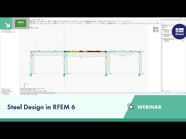 تصميم المنشآت المعدنية(الفولاذية) في RFEM 6