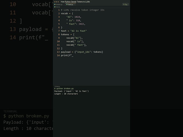 How Python Actually Sends Tokens to an LLM