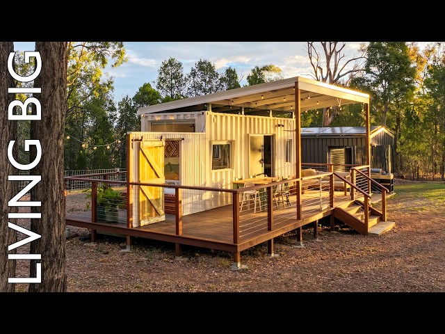 Family of Four Lives Mortgage-Free in a 20ft Shipping Container Home