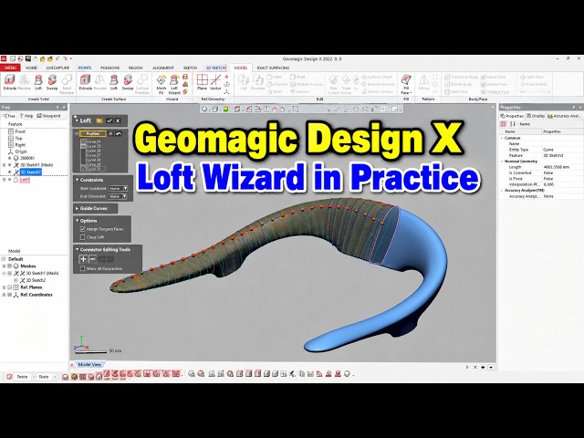 Master the Loft Wizard in Geomagic Design X, and you can model any sofa shape with ease. #geomagic