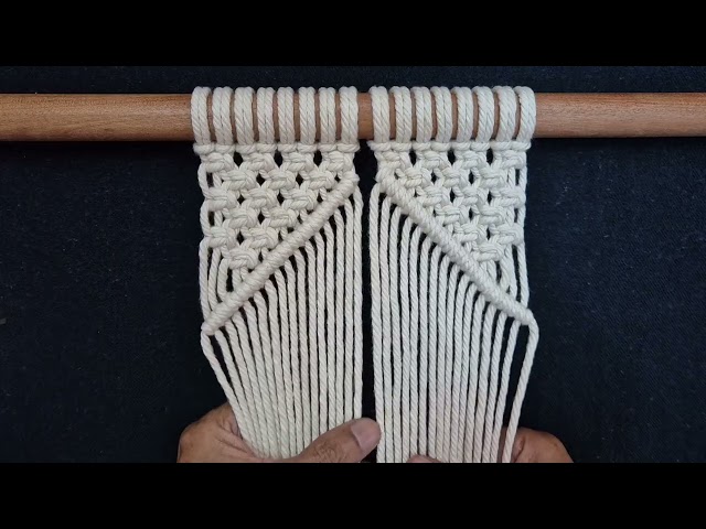Macrame wall hanging #macrametutorial #macrame #diy #handmade #tutorial #wallhanging #pattern 