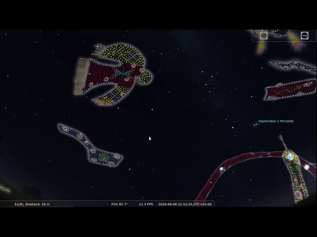 Using Stellarium to find distances to stars.
