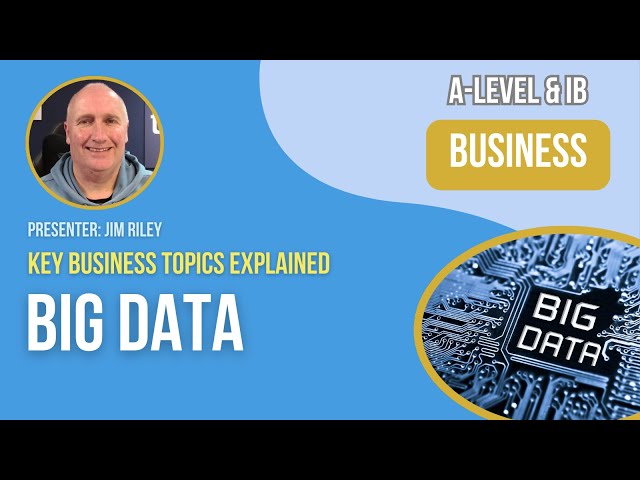 Big Data | A-Level & IB Business