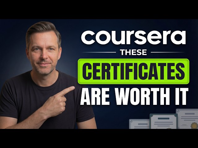 10 Coursera Certificates That Are Actually Worth It in 2026