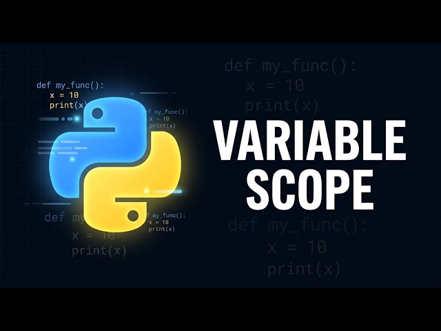 Python Variable Scope Explained — local, global & nonlocal | Python Course Module 4, Topic 5