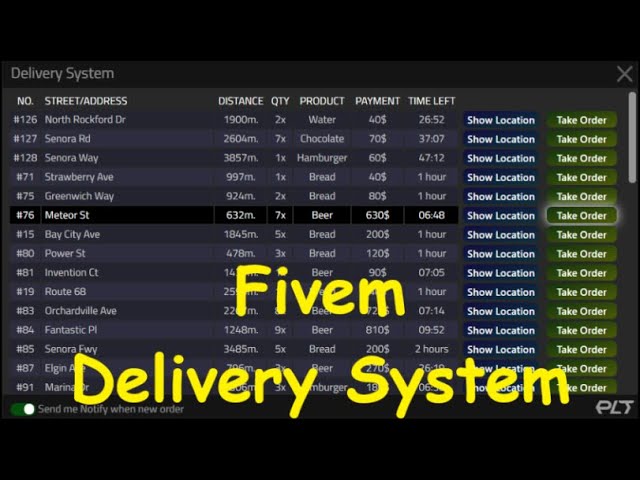 Fivem Delivery Script. esx,qb