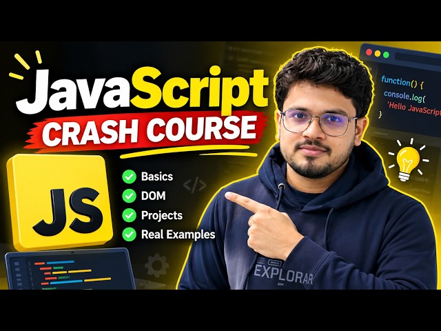JavaScript Crash Course for Beginners 2027 | Learn JavaScript in One Video | Complete JS Tutorial
