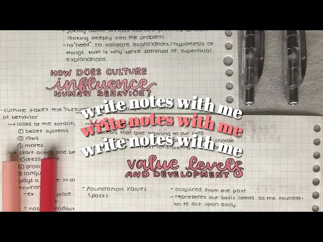 write notes with me for an hour ✏️ ft. lofi music 💫 | Philippines #PadayonBugo ep. 2