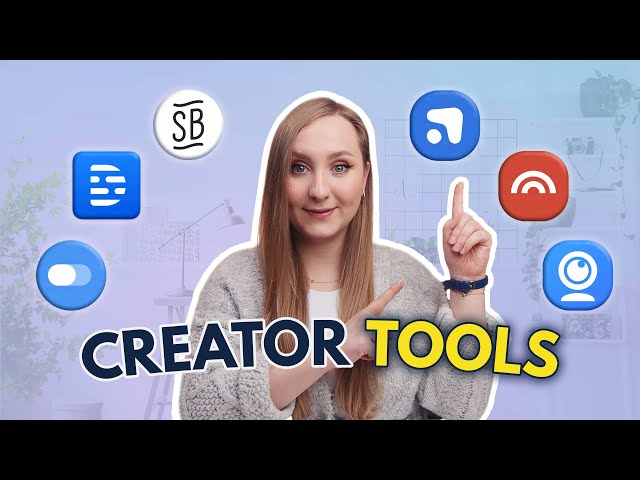 6 POWERFUL Tools You NEED as a Content Creator