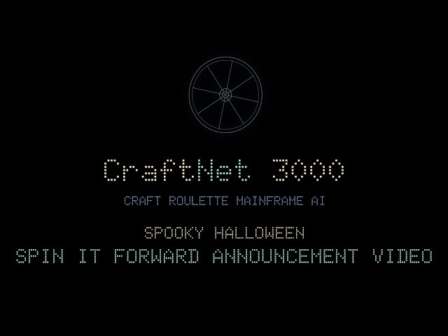 SPOOKY HALLOWEEN - Spin It Forward - Craft Roulette Announcement Video