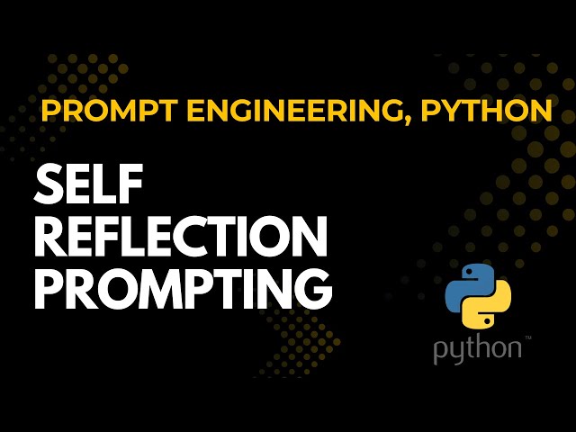 Self-Reflection Prompting: Make AI Critique Its Own Answers | Python